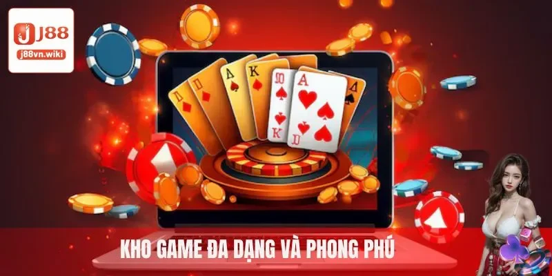 Giới thiệu J88 có kho game đa dạng và phong phú